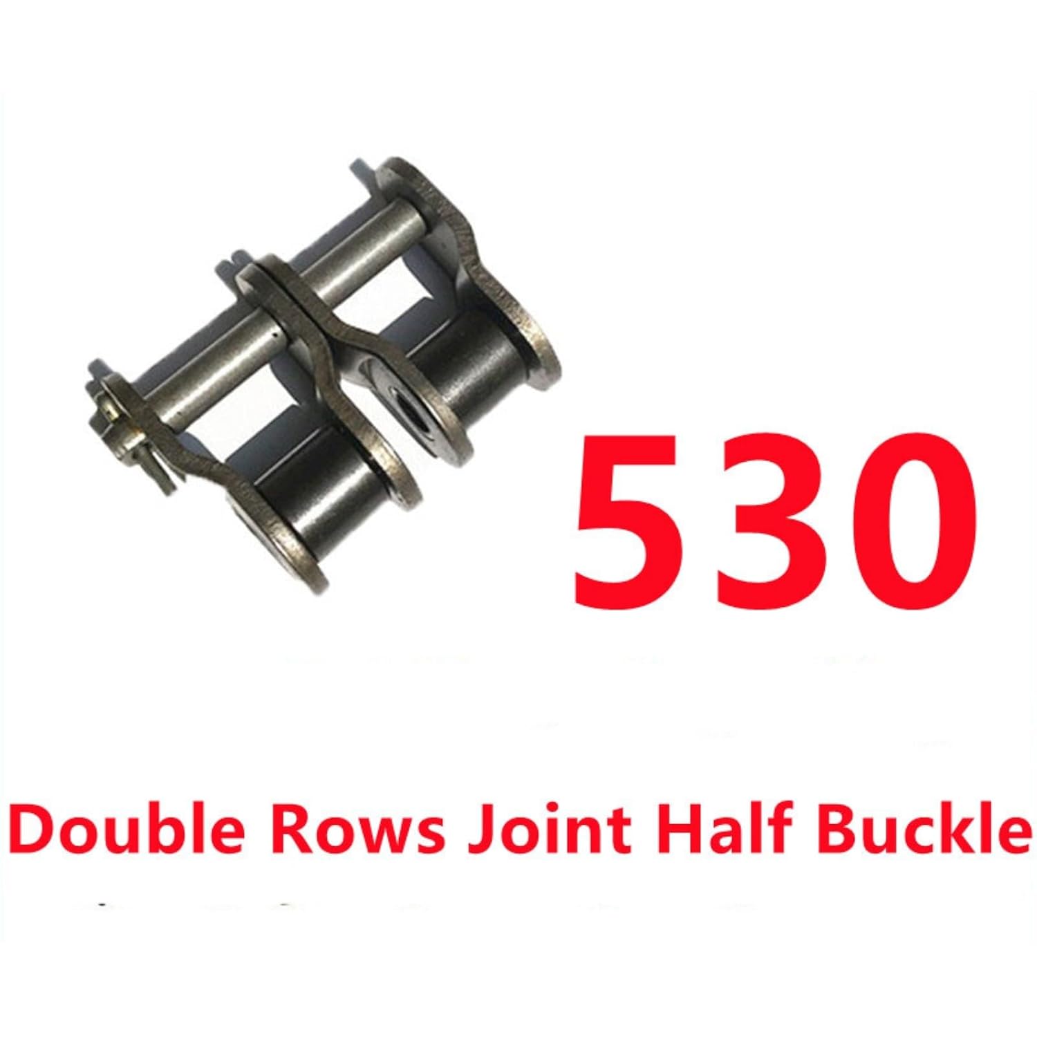1pcs Motorcycle Chain Buckle Ring Link 428 530 630 Connector Single Row Double Row Full Buckles Half Buckles Link Join(530 Full Buckles-2)