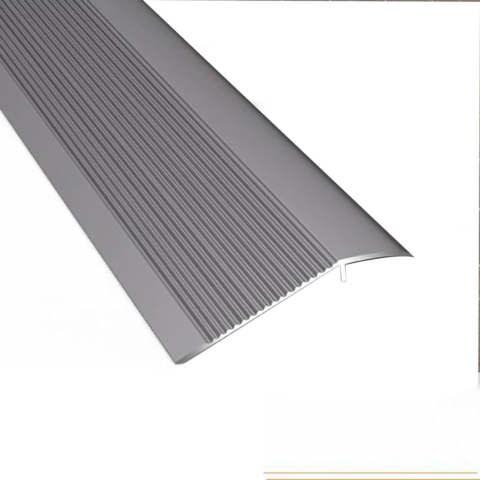 LGEOELIAS Floor Transition Strip Floor Cover Strips Self Adhesive Flooring Transitions Laminate Floor Strip Flooring Reducer, Suitable for Doorways Threshold Ramp Tile Laminate, Bridge The Height