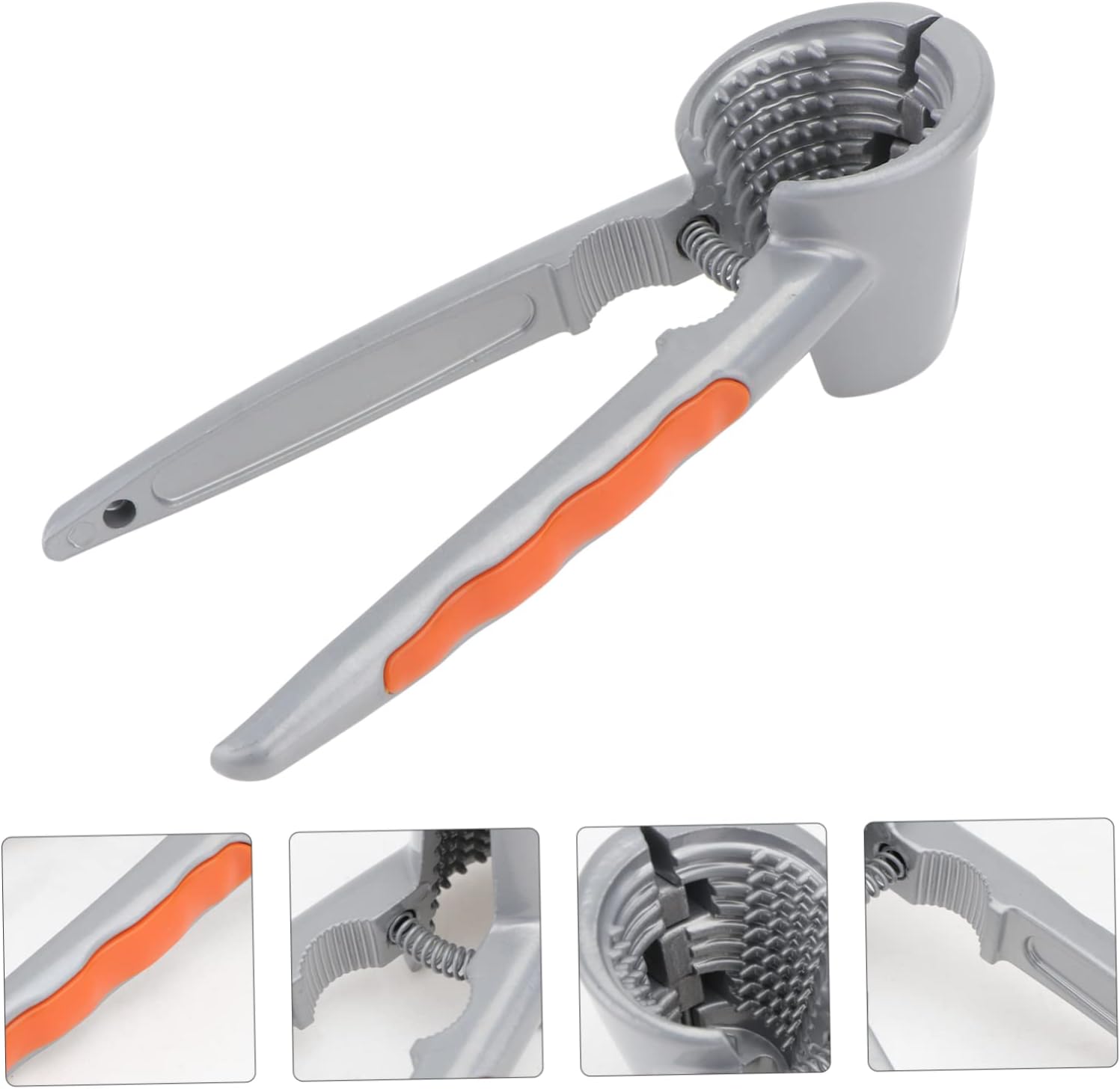 Handheld Walnut Clamp Nut Cracker for Hazelnuts and Almonds