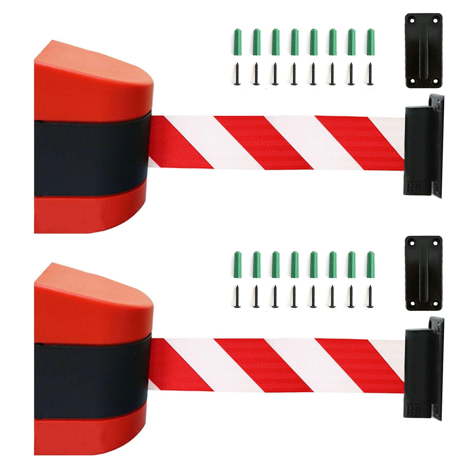 Barrière de sécurité rétractable murale pour organiser vos files d'attente de magasin