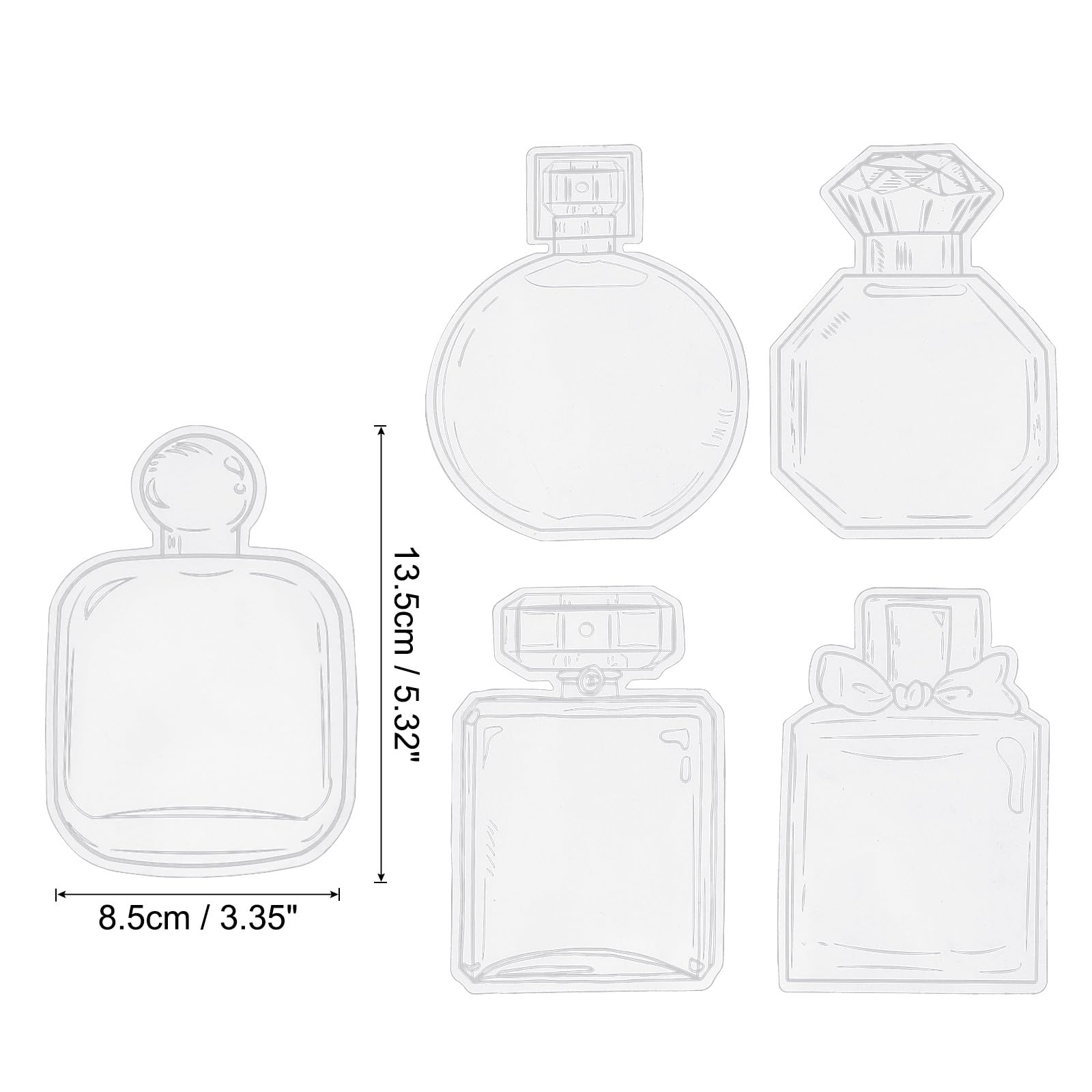 PATIKIL Transparent Dried Flower Bookmarks - Image 2