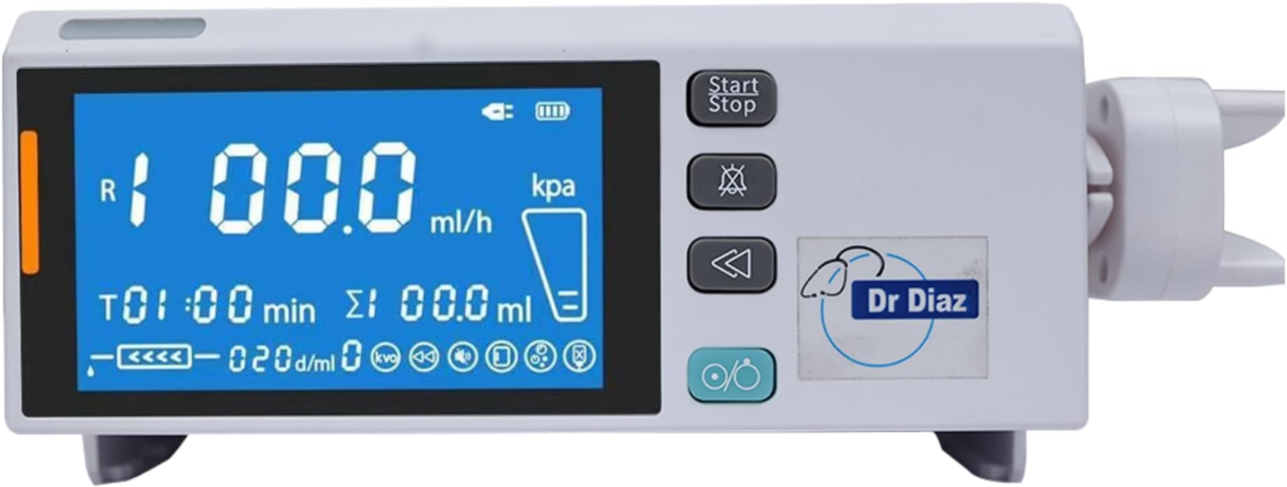 Dr Diaz Syringe pump SP-01 | Syringe Pump SP-01 | syringe pump for medical use, and it adopts microcomputer system | Syringe Pump Rechargeable Pump Machine with KVO