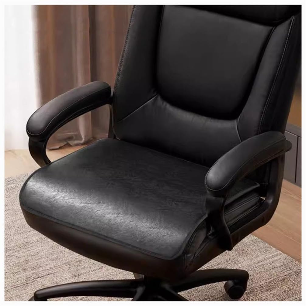 SVFOEBJM Chair Cushions for Dining Chairs 40 * 40cm 45 * 45cm 50 * 50cm Leather Office Non-Slip Home Seat Cushion Square Boss Chair Pad