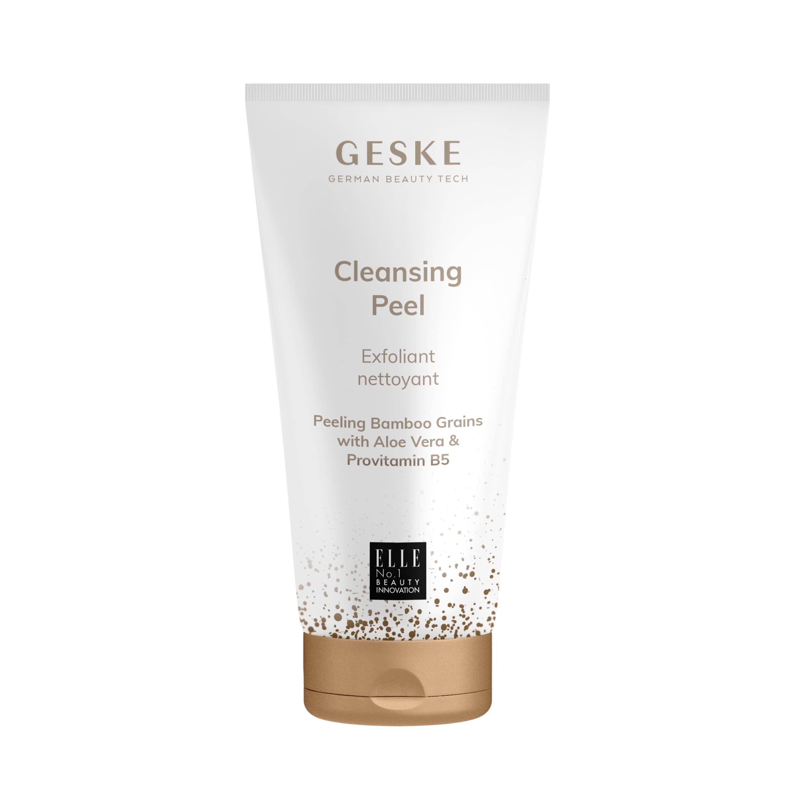 GESKE Cleansing Peel | Peeling with aloe vera, provitamin B5 power & bamboo seeds | Toning & exfoliating | For perfecting & brightening impure skin | All skin types | Youthful glow | Vegan formula