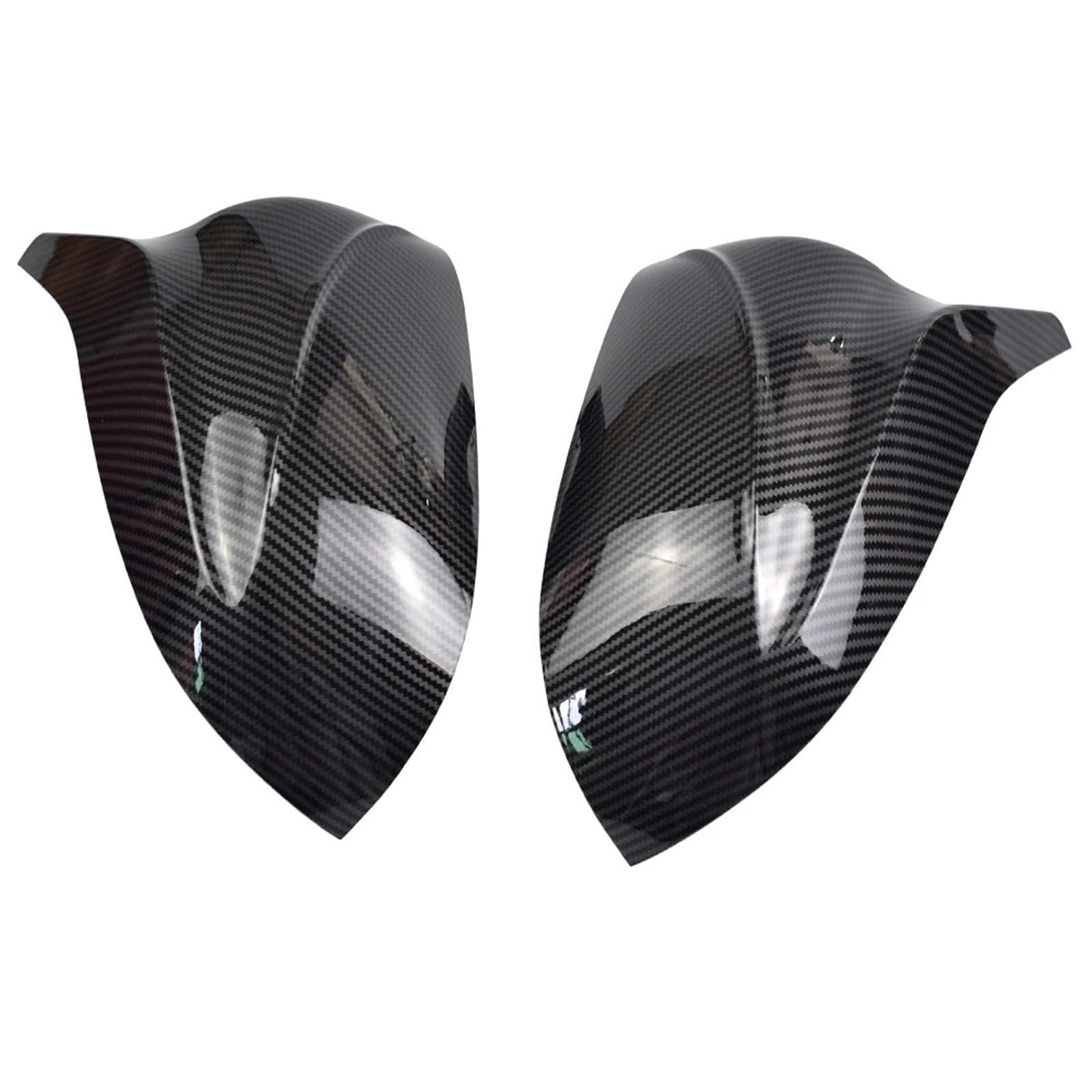 Auto Spiegelkappen Für X3 G01 X4 G02 X5 G05 X6 G06 X7 G07 | Auto Auto Rückansicht Seitenspiegel Abdeckung Trim Bright Black Carbon Style(Carbon)
