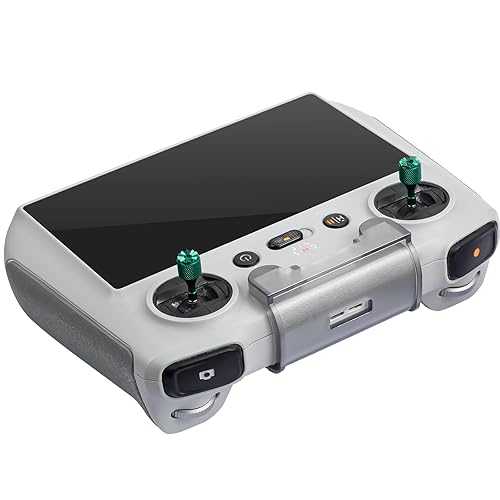 Miniatura 4 de Hanatora Joysticks Stick para DJI RC, RC 2 (Air 3, Mini 3 Pro, Mini 3, Mavic 3 ClassicPro Drone), accesorios de metal para control remoto pulgar