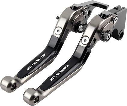 Motorcycle Adjustable Folding Extendable Brake Clutch Levers Compatible for Suzuki GSX-S750 GSXS750