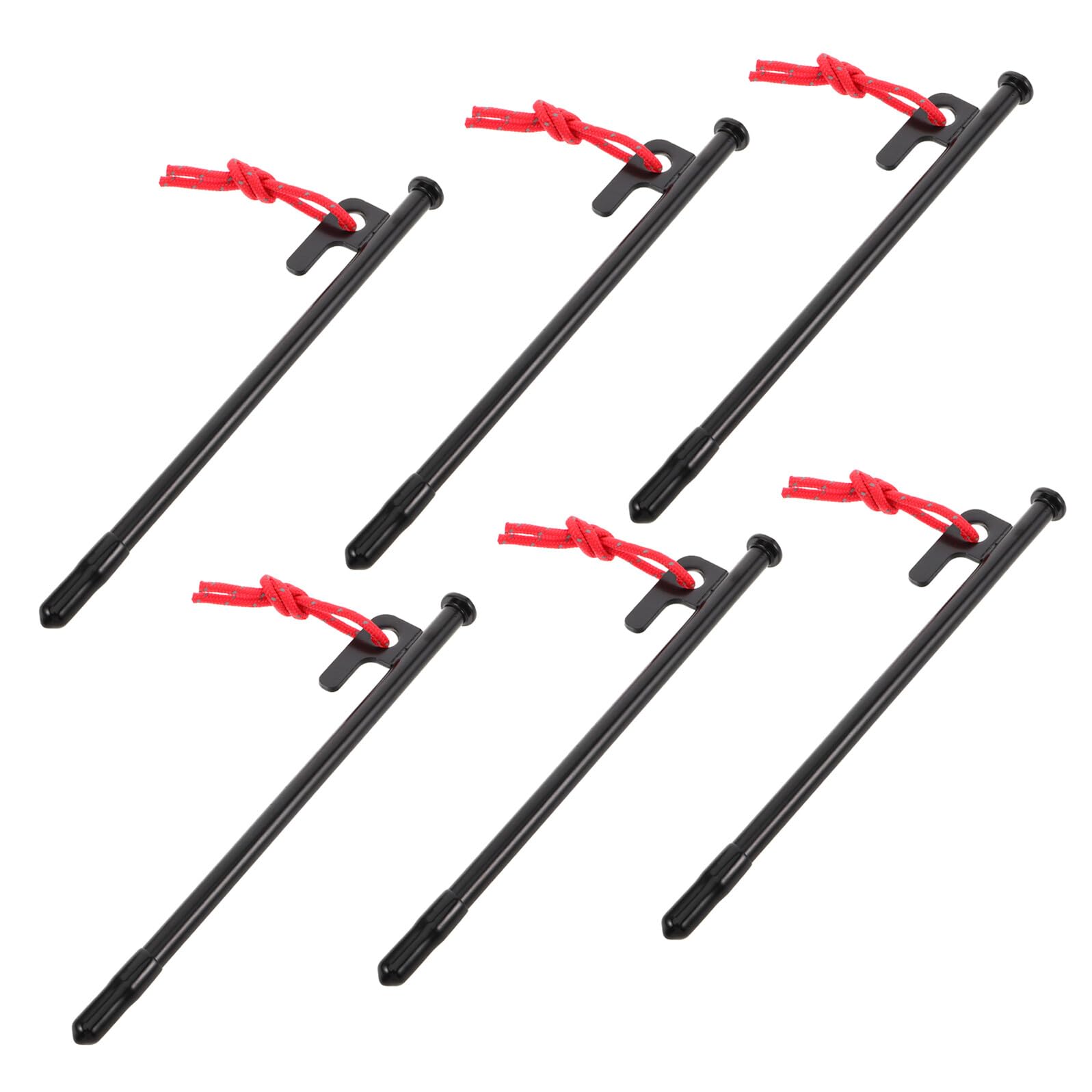 Estacas para senderismo ligeras de color negro ideales para rutas de montaña y vivac
