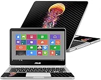 Vista 55 de MightySkins - Skin de fibra de carbono para cámara Blink XT para exteriores, chips dorados, acabado de fibra de carbono texturizado, protector