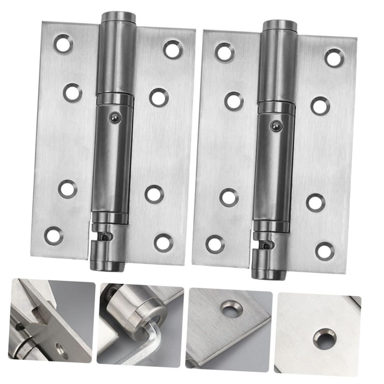 Veemoon 2pezzi Cerniera Per Porta in Acciaio Inox Cerniera Movimento Fluido Cuscinetto Per Ferramenta Per Casa Cerniere Per Porte Domestiche e Cancelli Resistenti e Robuste