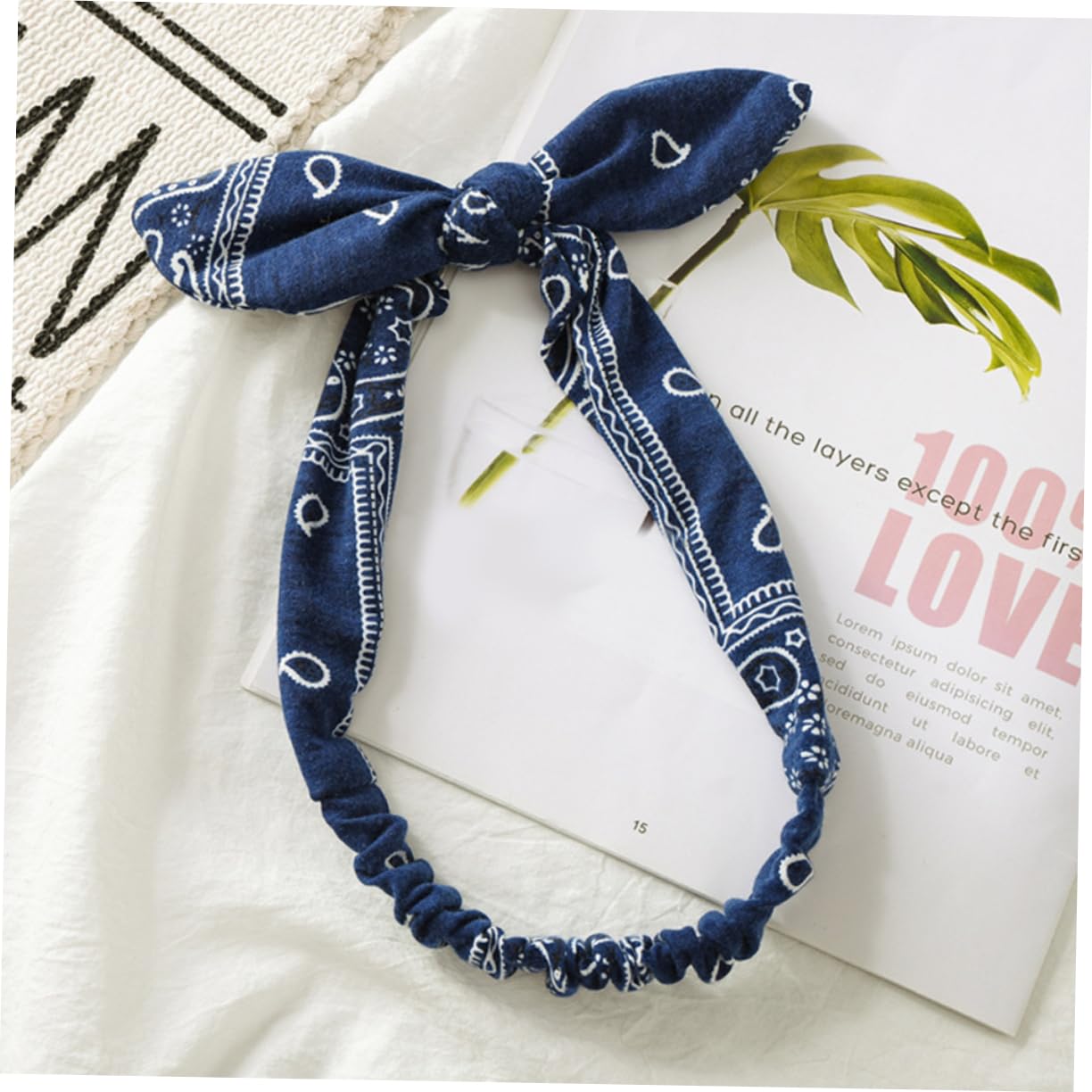 Didiseaon 2 Juegos de Diademas con Lazo para Mujeres Y Niñas Accesorios para El Cabello para Niñas Escolares Diademas Elásticas de Moda 6 Unidades