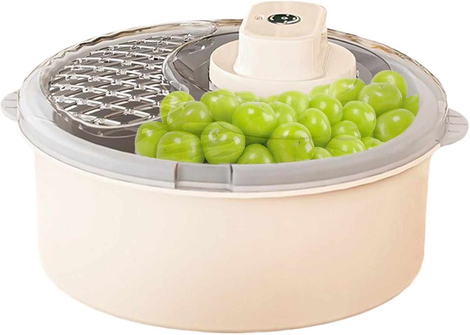 Fruit Cleaner Spinner - 30x20cm Vegetable Spinner, Rotating Food Basket, Electric Fruit Washing Bowl Kitchen Gadget For Produce Kitchen Food Lettuce Salad Strawberry Meal Prep