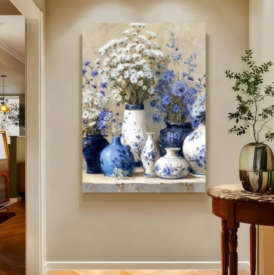 Tableau sur toile haut de gamme vase en pin THeirmoN 30x40