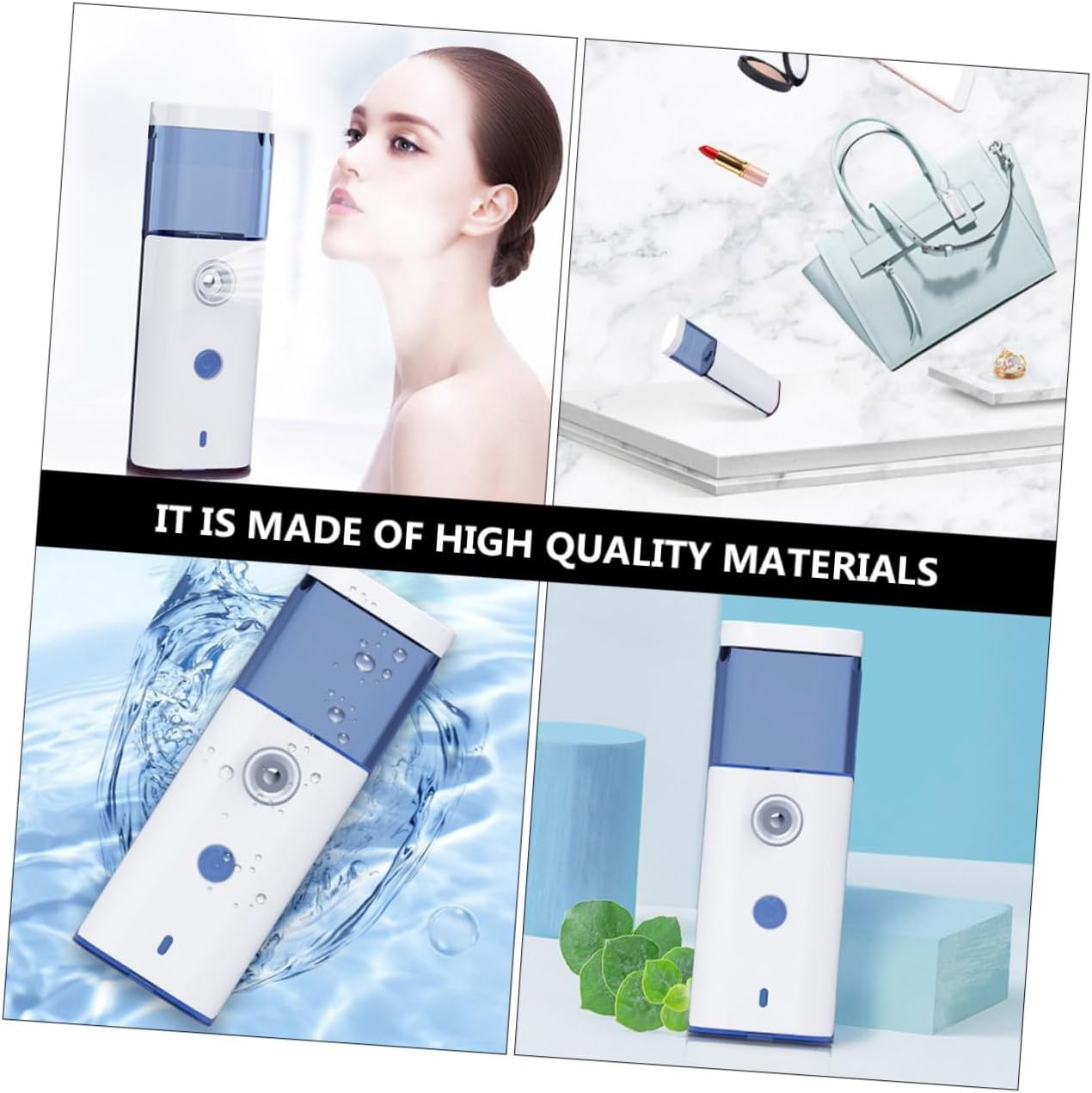 Portable Nano Facial Steamer Hydrating Mister with High-Frequency Atomization for Deep Skin Moisturizing and Pore Cleansing Compact Face Humidifier for Women the Go