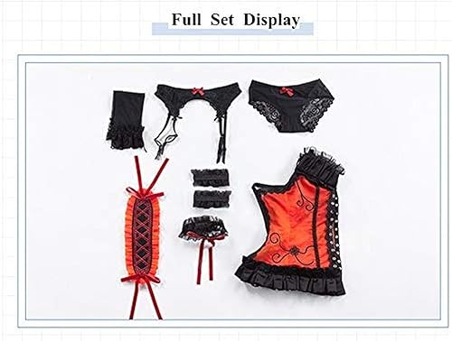 Miniatura 6 de Date A Live Cosplay Disfraz Kurumi Tokisaki Cosplay Disfraz de Pesadilla Halloween Conjunto completo