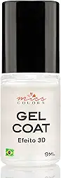 Top Coat Efeito Gel 9ml – Miss Colors - Brilho Intenso e Secagem Rápida