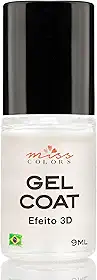 Top Coat Efeito Gel 9ml – Miss Colors - Brilho Intenso e Secagem Rápida