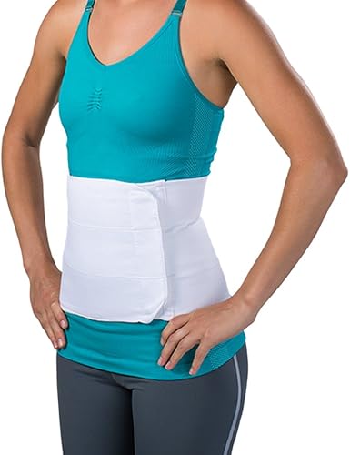 Banda elástica abdominal de ProCare, PC141SR01-9L, 3 panel, 9", Blanco, 1, 1