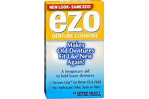 Ezo Denture Cushions (Upper Heavy) [2 Pack of 12]