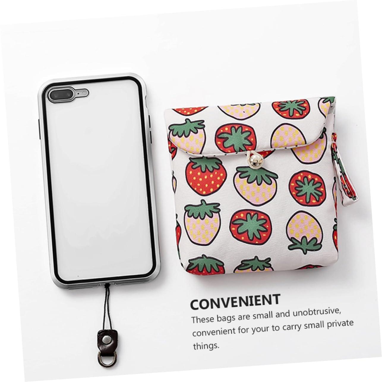 FOMIYES Assorbenti Igienici E Monete Pouches Multifunzione Design Creativo E Pratico Per Privati