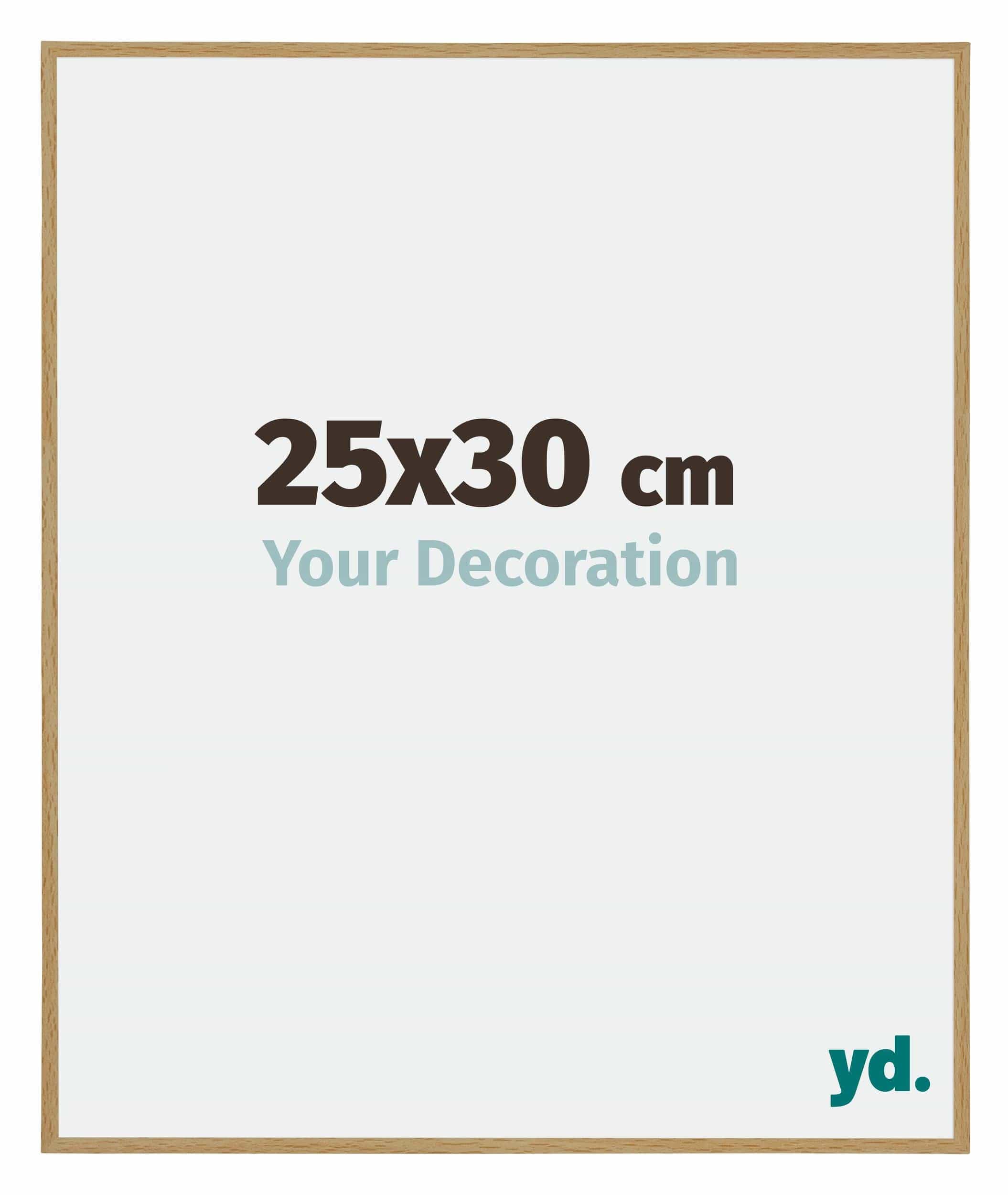 Your Decoration - Picture Frame 25x30 cm - Beech Light - Decorative Wall Frame in Plastic with Antireflection - Frame 25x30 - Evry — image 1