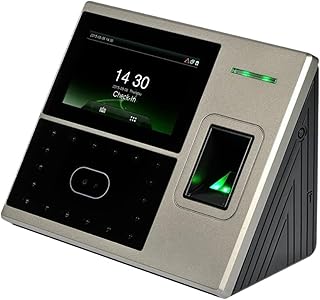 Timer Clocks TCP/IP Fingerprint Face Attendance Machine Intelligent System Biometric Machine Clock Recorder (Color : Uface800 4G, Size : 1)