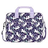 Choco Mocha 12.5 Inch Kids Tablet Sleeve Bag for Girls, Kids Tablet Carrying Case for Fire HD 10, Fire 7, Fire HD 8, Fire 10 Tablet, Kindle Kids Edition, Apple iPad, Unicorn, Purple