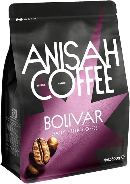 Anisah Coffee Bolivar Daily Öğütülmüş Filtre Kahve 500gr — Amazon ürün görseli