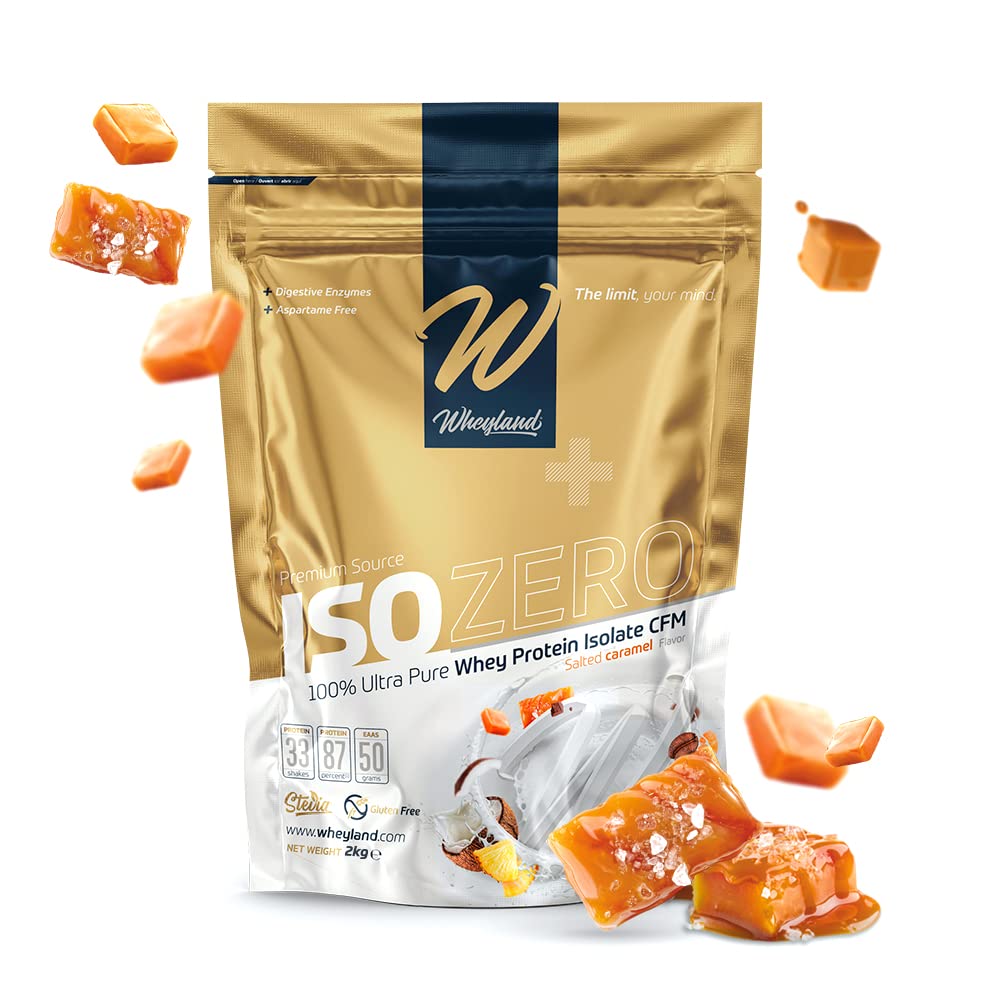 Isozero - 100% Ultra Pure Whey Protein Isolate CFM 2 Kg Salted Caramel