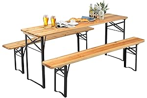 NAFORT Picnic Table Set: The Perfect Outdoor Beer Garden Oasis