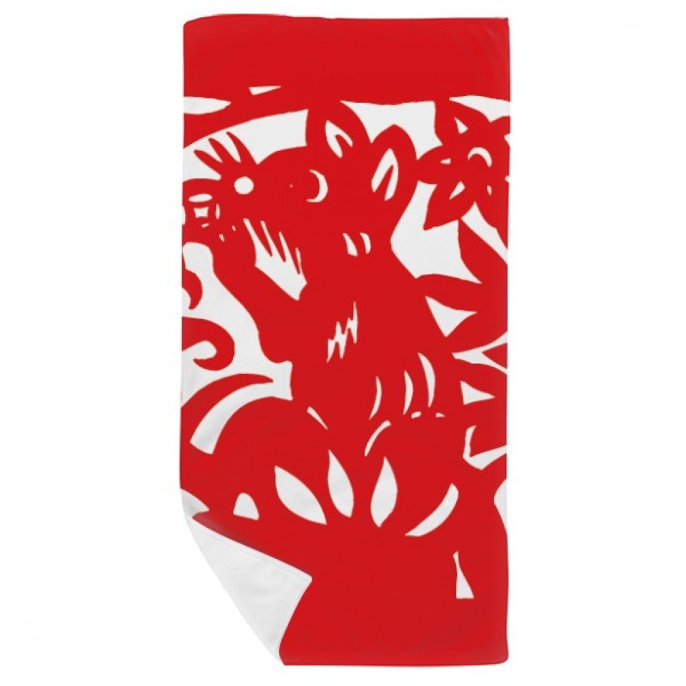 Serviette de bain douce multicolore 35x70cm pour visage et mains