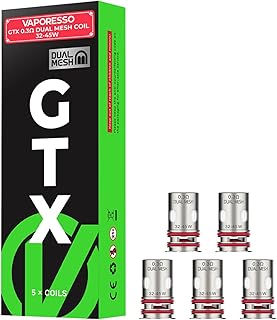 Lot de 5 bobines pour cigarettes électroniques Vaporesso Target PM80 GTX [maille 0,3 ohm]