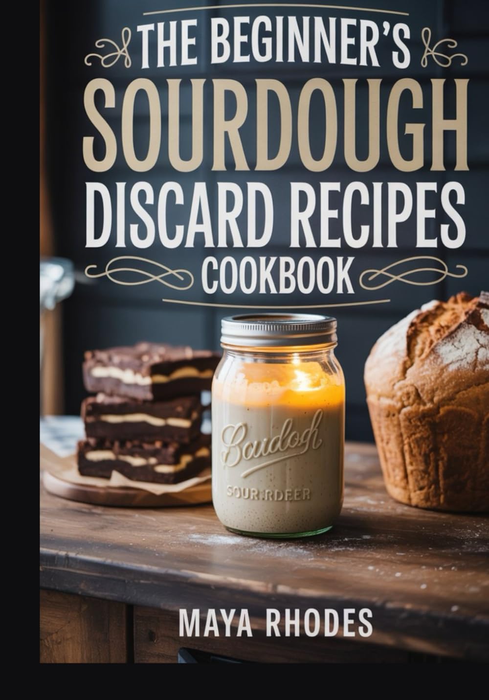 The Beginner’s Sourdough Discard Recipes Cookbook: Easy, Zero-Waste Recipes for Fluffy Pancakes, Crispy Crackers, Artisan Pizza, and More