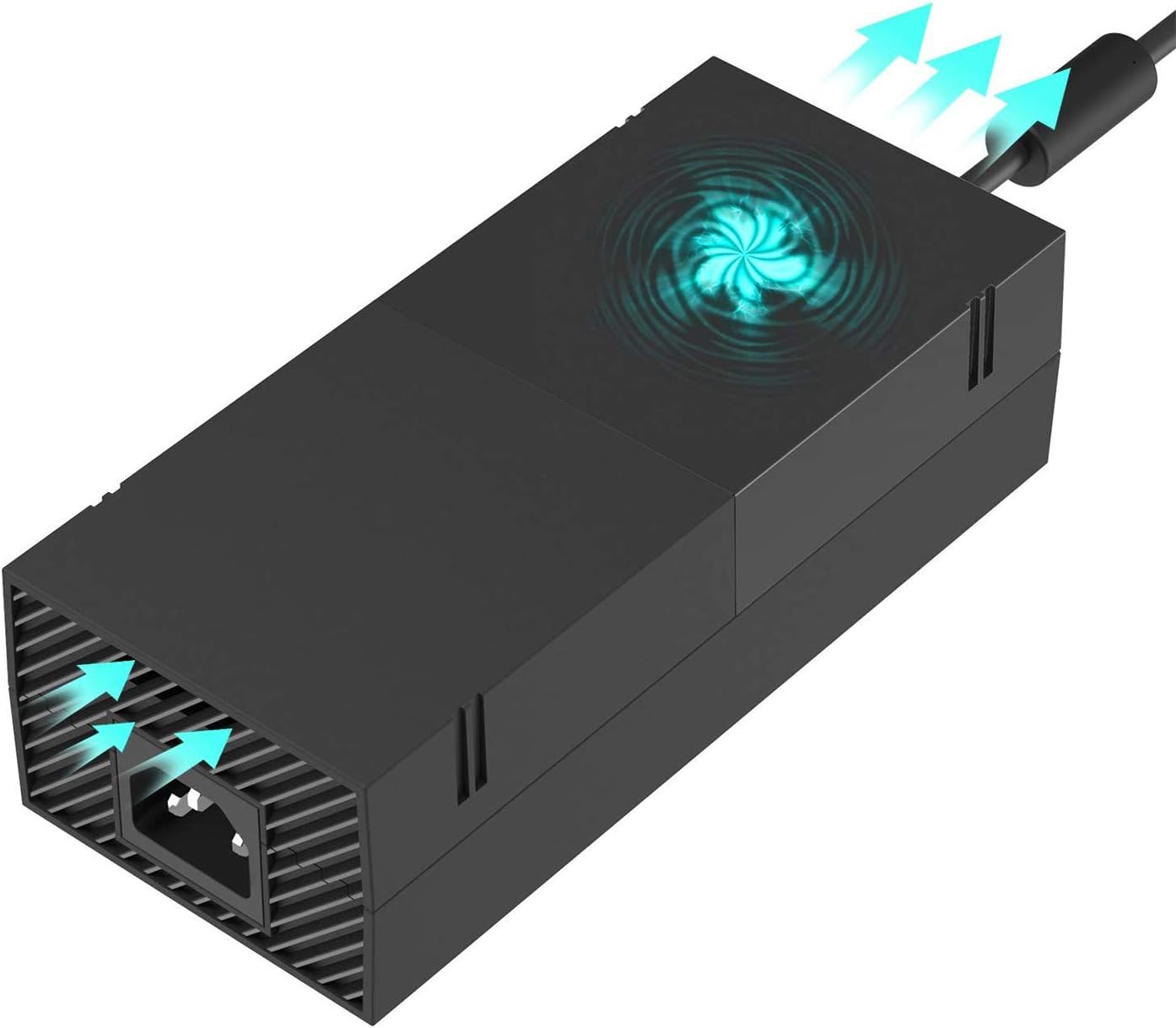 YCCTEAM Xbox One Power Supply Brick, Xbox One Power Brick with 100-240V AC Adapter Power Charger Box, Power Cord Accessory Kit Replacement for Xbox One