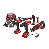 CRAFTSMAN V20 MAX Power Tool Combo Kit, 7-Tool Cordless Power Tool Set (CMCK700D2AM) V20 7-Tool Combo Kit