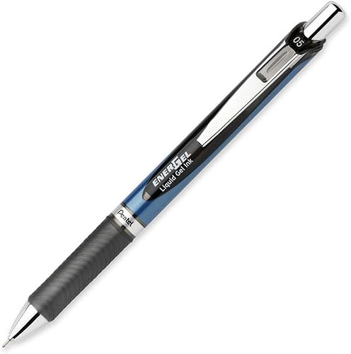Miniatura 2 de Pentel EnerGel Deluxe RTX Bolígrafo de gel líquido retráctil, 0.020 in, punta de aguja, tinta negra, 6 unidades