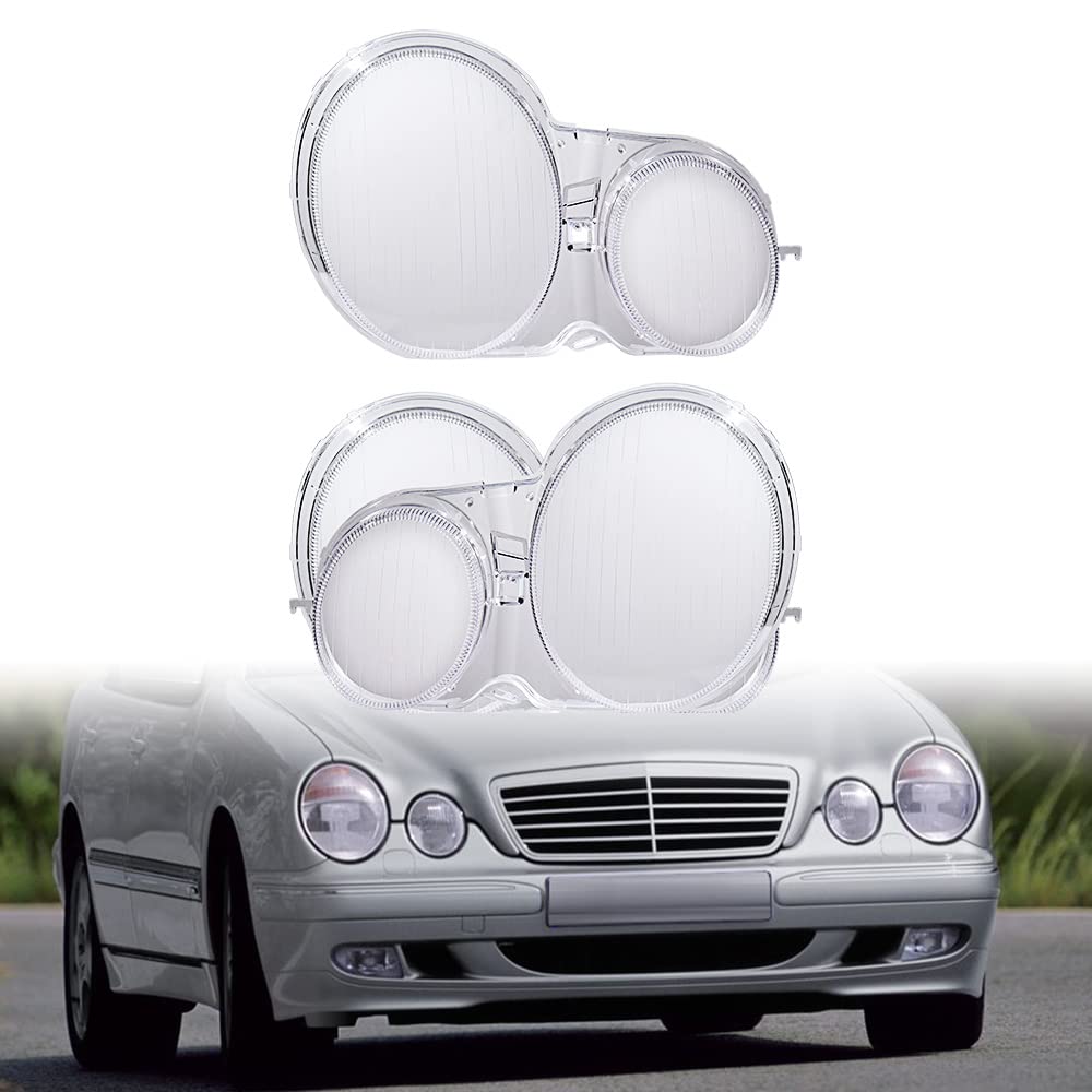 Amazon.com: Anzios 2pcs Clear Headlight Lens Covers for 1996-2002