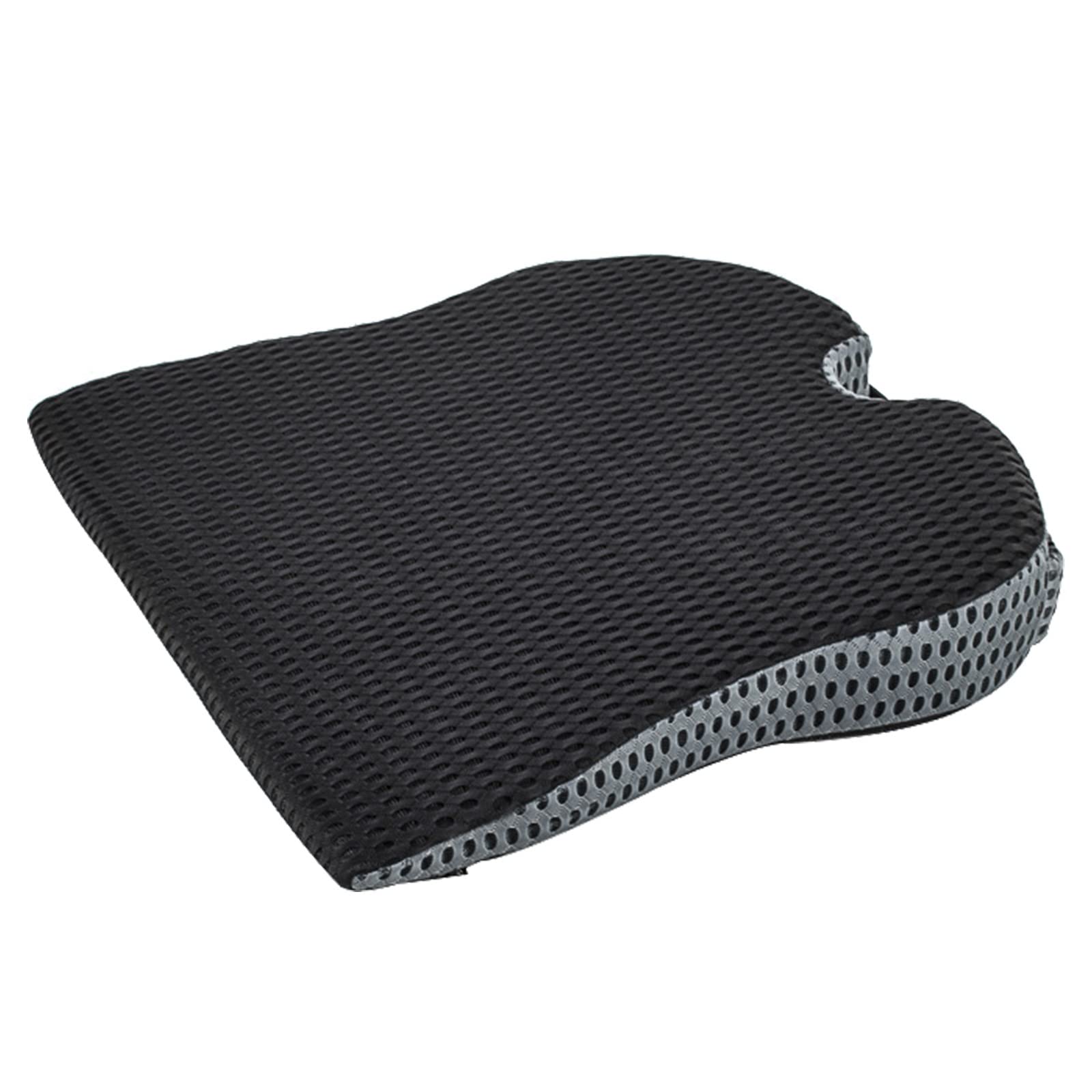 Comodo cuscino per sedile a cuneo per auto sedile conducente per sedia da ufficio sedia a rotelle sedile in memory foam (colore: grigio)