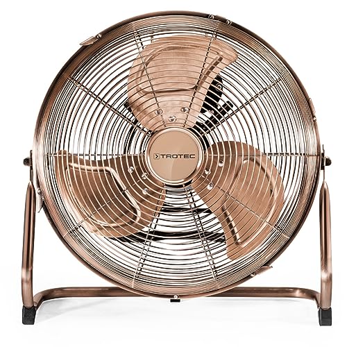 TROTEC Ventilateur TVM 13 cuivre, Ventilateur de plancher, 3 Vitesses, 44W Puissance, Diamètre: 35cm