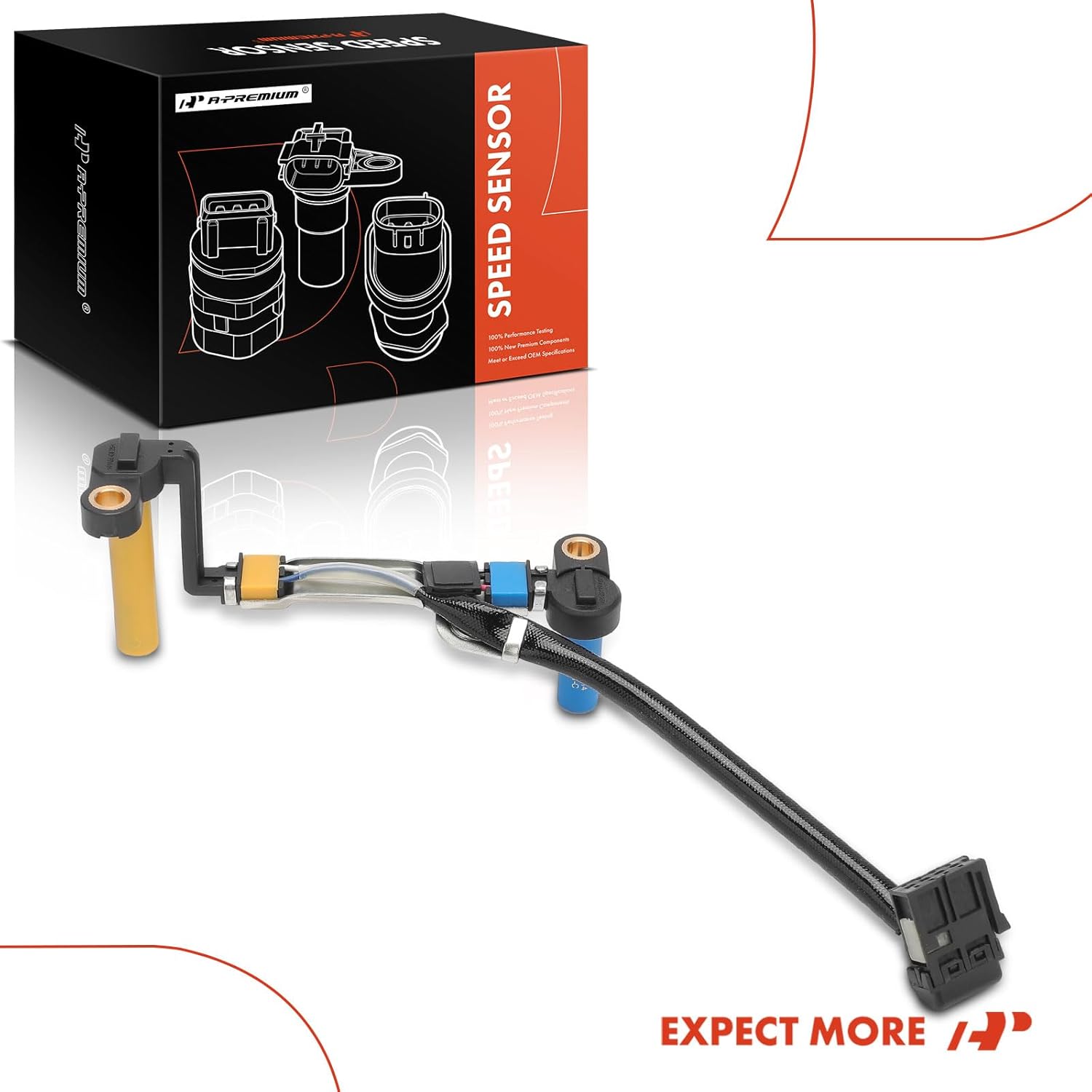 A-Premium Speed Sensor Compatible with Hyundai Elantra 2014-2015, Elantra 2016 1.8L 2.0L, Elantra GT 2013-2017, Accent 2012-2017 & Kia Soul 2014-2018 2.0L, Rio 2012-2015
