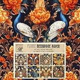 Pack of 24 sheets of thinnest glossy paper for decoupage and craft, each sheet size 6"x6" (16x16cm). THIS IS PAPER. This paper is not napkins not generic scrapbooking paper, this is thin glossy sheets. Each pack contain 8 different patterns, three co...