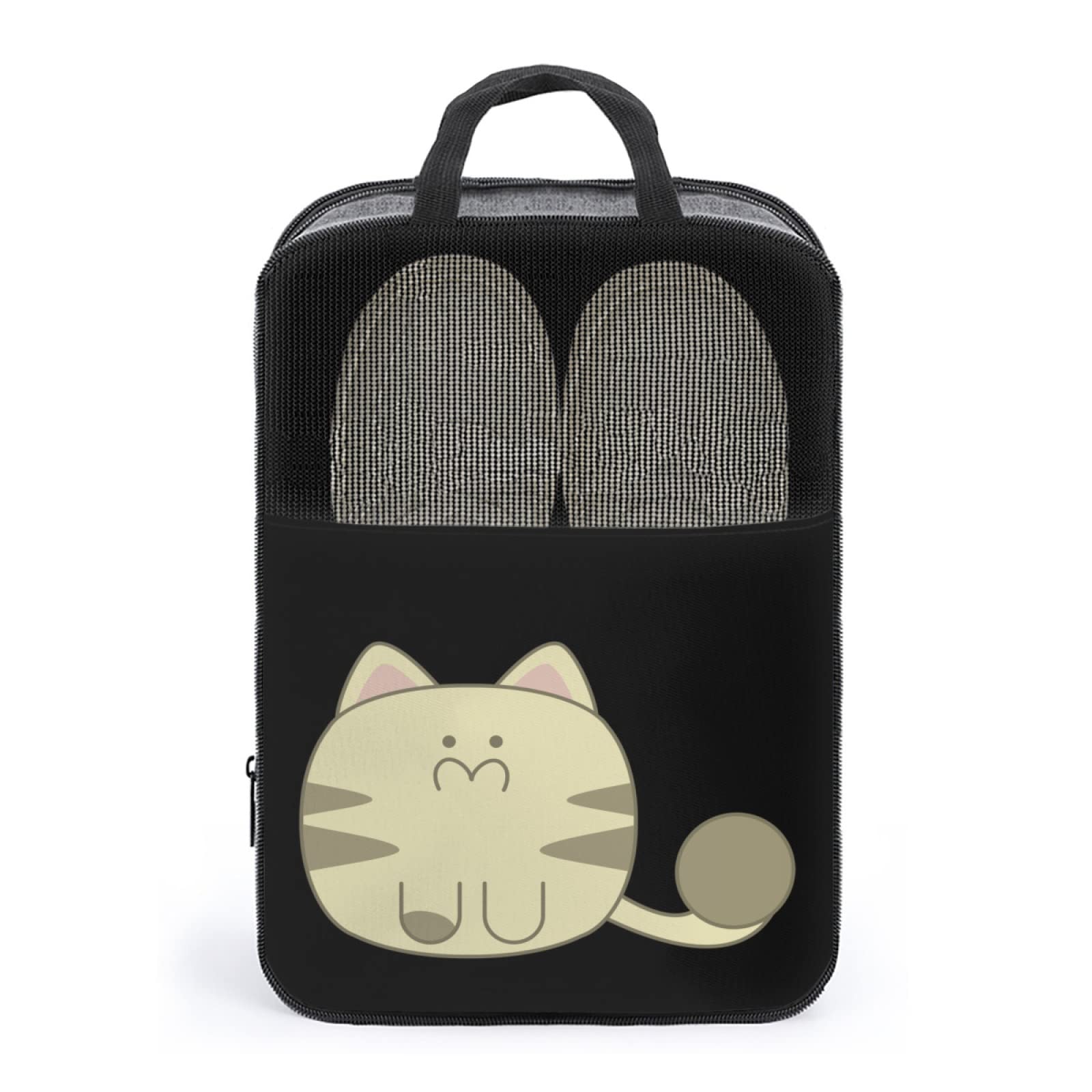 Amazon.co.jp: 靴袋 シューズケース 可愛い 猫柄 シューズバッグ 靴