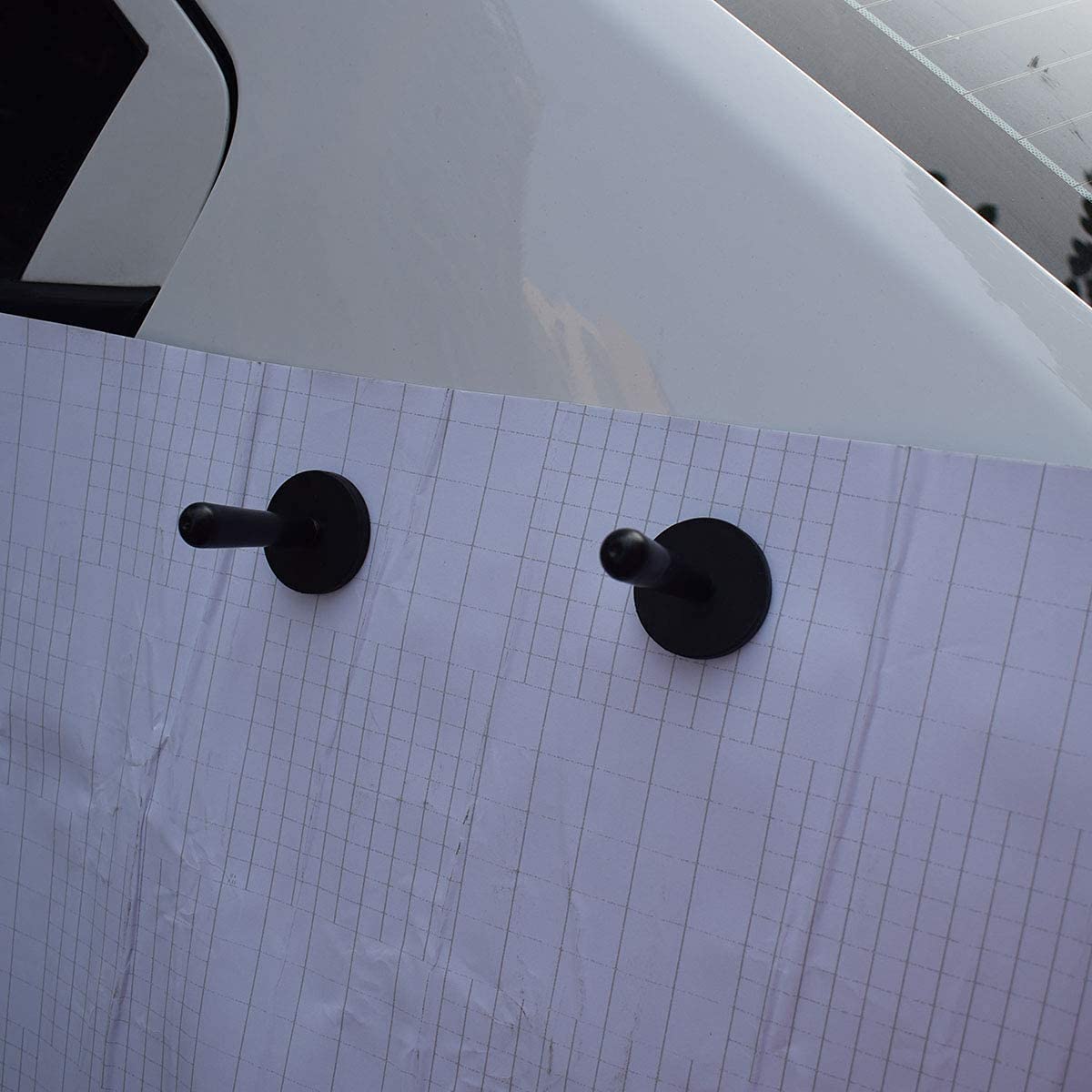 GUUZI Lot de 6 Aimants en Vinyle pour Pmballage en Vinyle, Outils d'emballage en Vinyle, Pince pour Emballage en Vinyle de Voiture pour Emballage de Voiture, Fabrication de Signe d'artisanat
