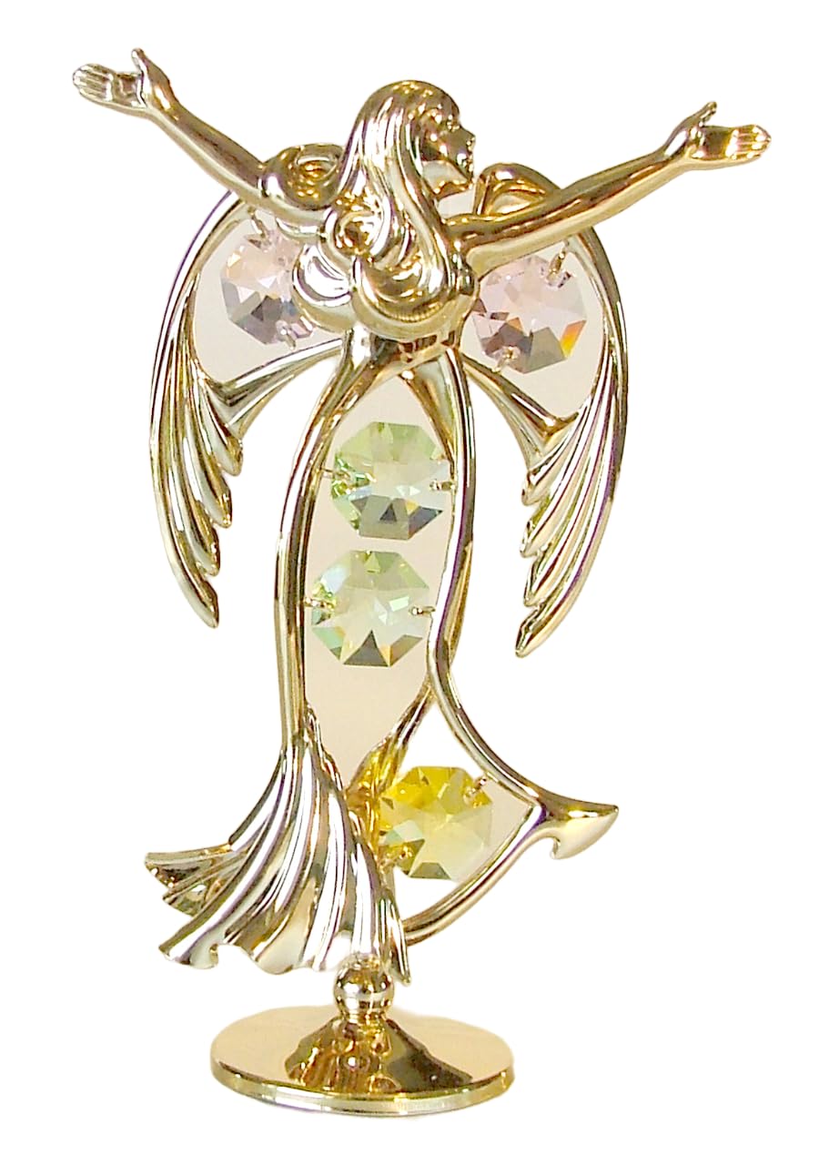 Angelo Gold CRYSTOCRAFT BOMBONIERE Nascita Comunione Cresima