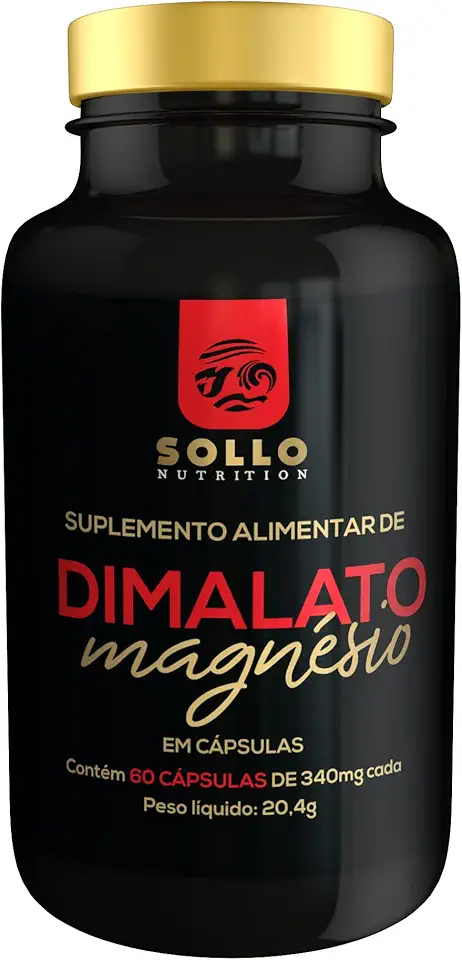Dimalato de Magnésio - 60 Cápsulas
