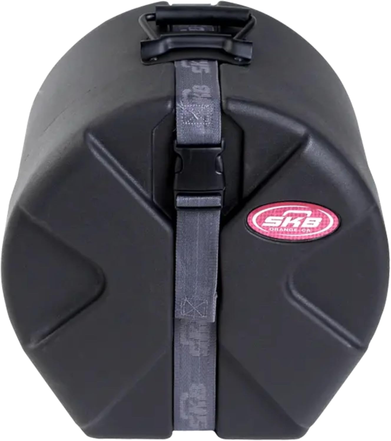 SKB 8" x 10" Tom Case with Padded Interior, D-Shaped Drum Design, and Molded in Feet for Upright Positioning and Stability, Black