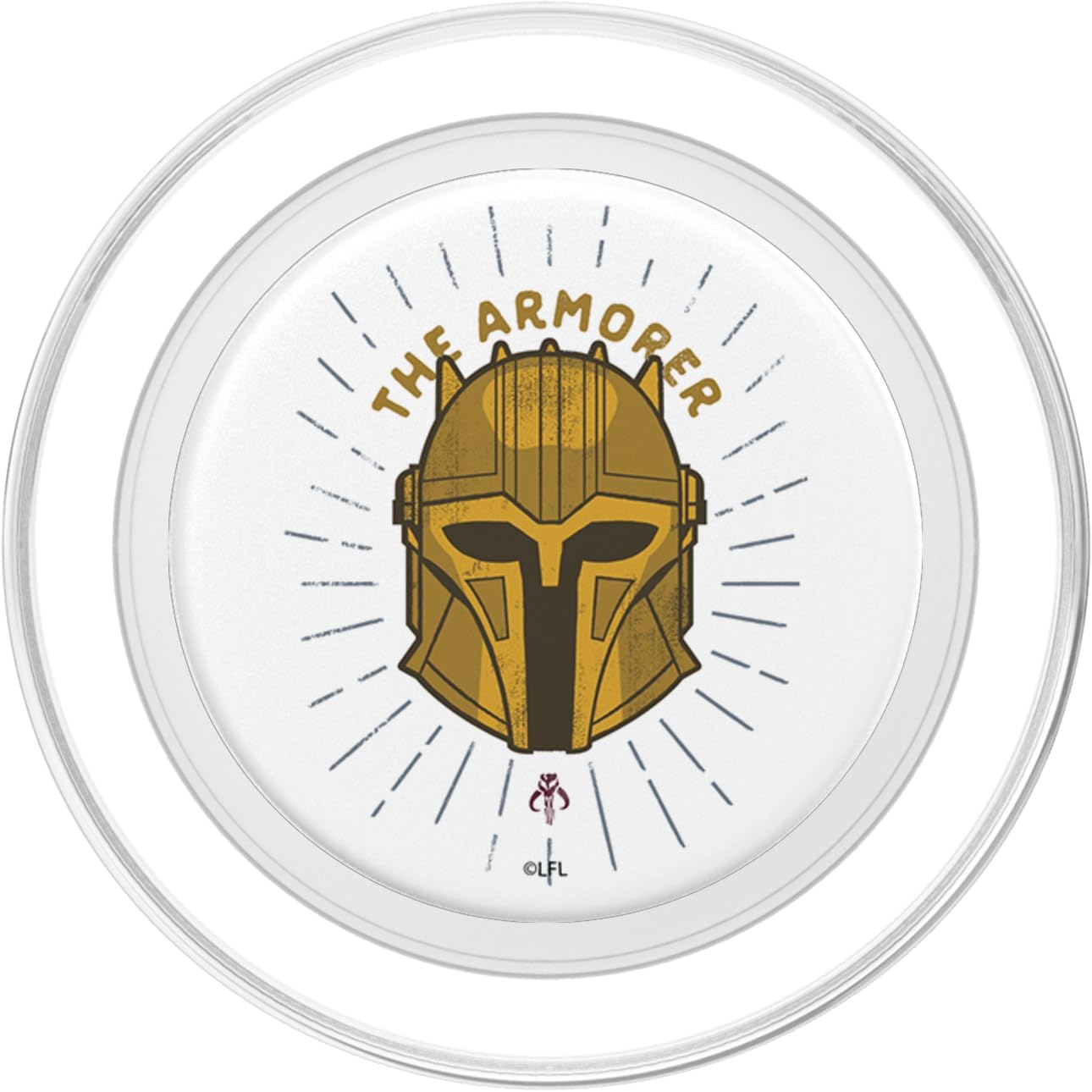Star Wars: The Mandalorian The Armorer Helmet PopSockets MagSafe PopGrip for iPhone