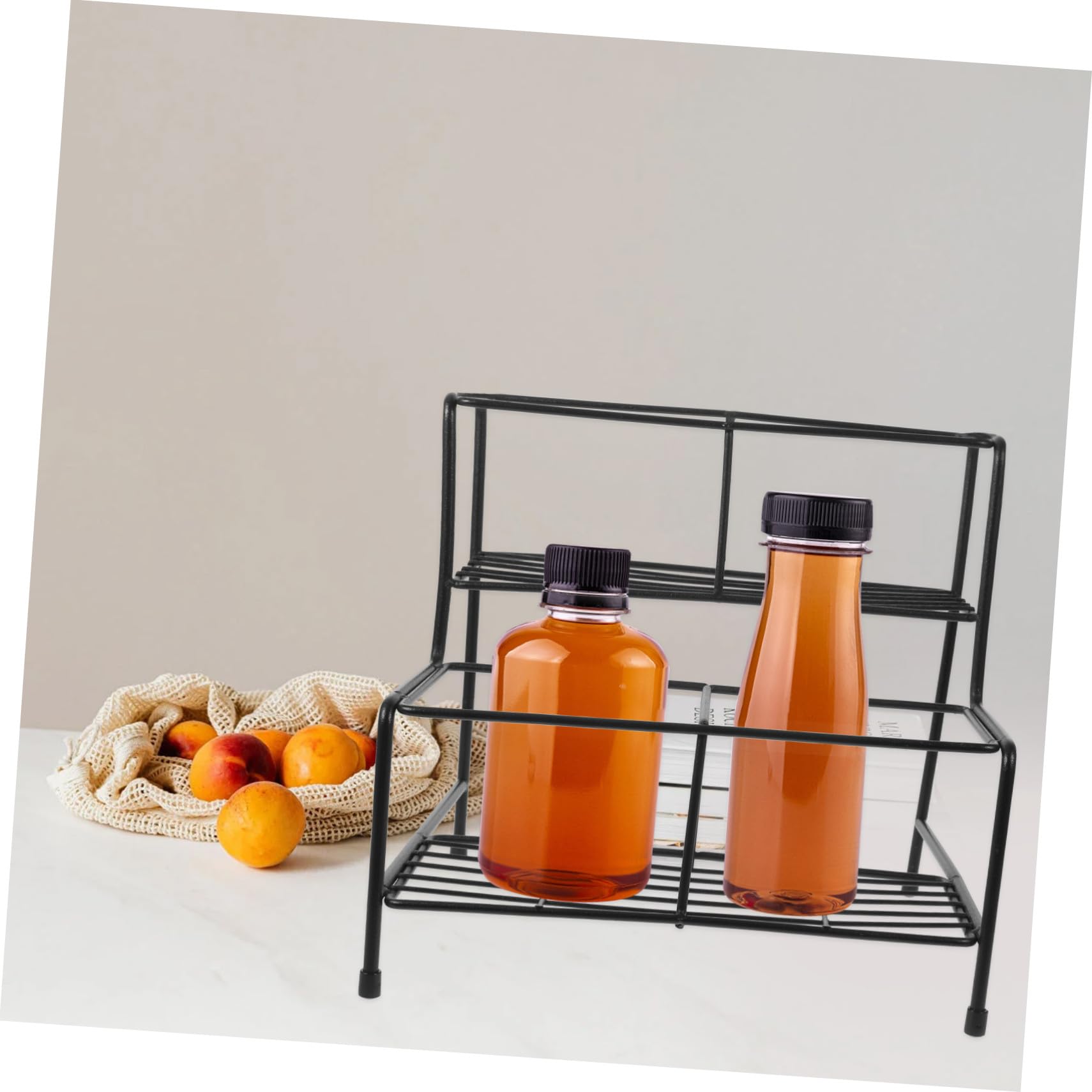 Eisen Syrup Flaschenhalter Stabiles Küchenregal Metall Organizer Für Sirup Marmeladen Gewürze Saucen Aufbewahrung Theken Desktopständer