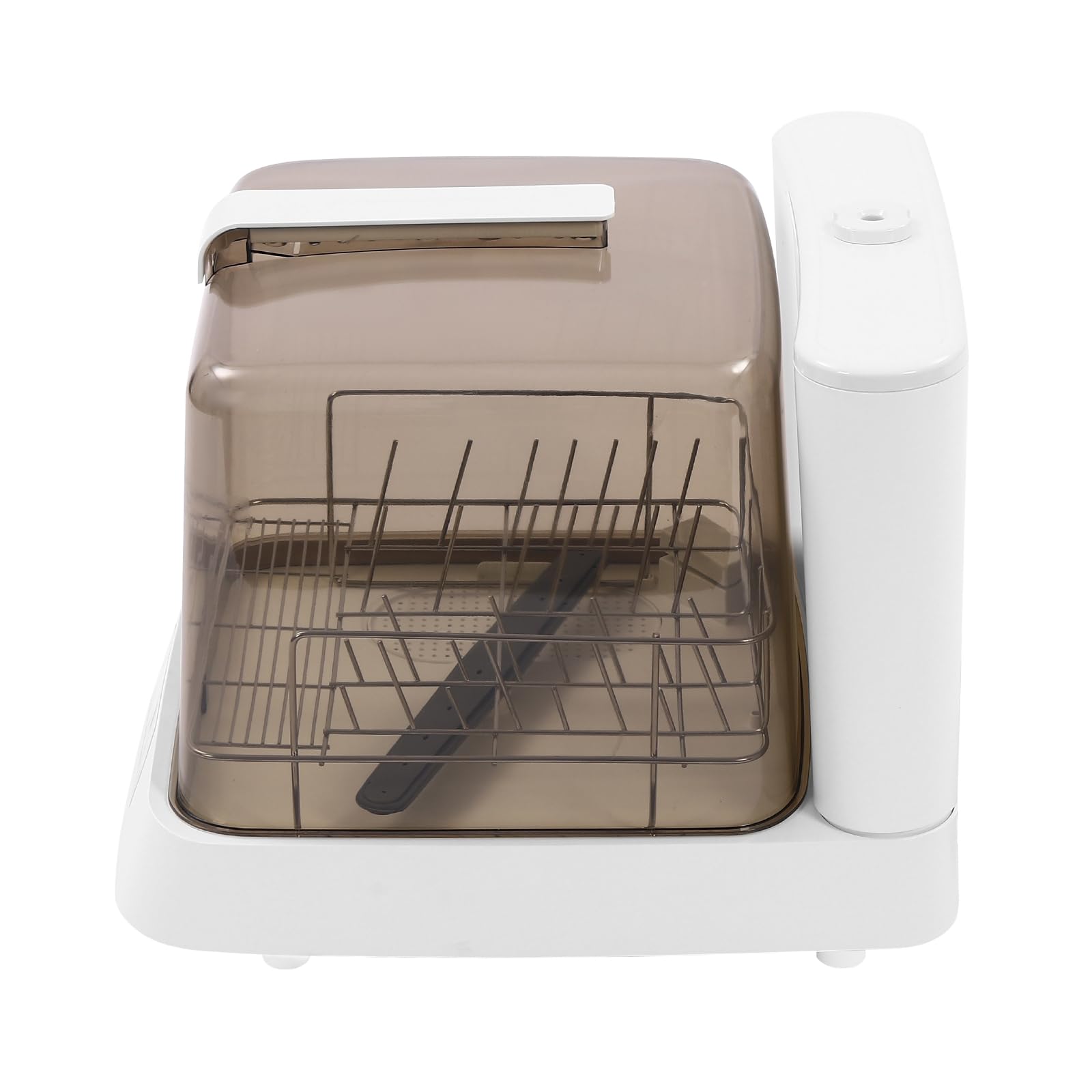 Mini multifuncional visualización lavavajillas funciones de enjuagar, secar y guardar platos con boquilla de pulverización giratoria 360° y depósito de agua de 6 L para casas pequeñas, apartamentos,