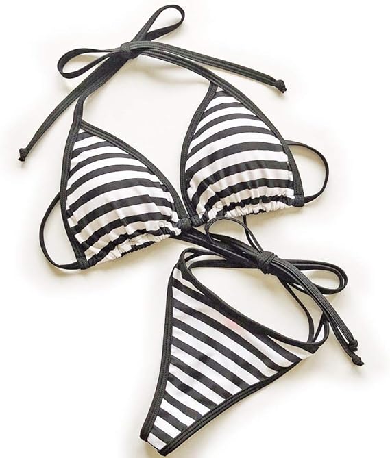 Amazon Tバック 三角ビキニ トライアングル 水着 ボーダー パット入 レディース 女性用 ひもパン ハイレグ 水着 Julius 服 ファッション小物 通販 Amazon Tバック 三角ビキニ トライアングル 水着 ボーダー パット入 レディース 女性用 ひもパン ハイレグ 水着 Julius 服 ファッション小物 通販